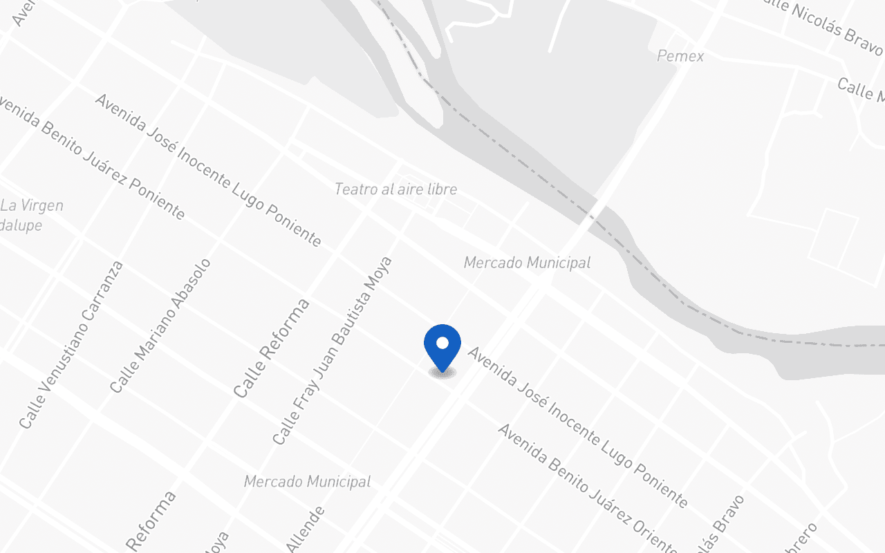 Mapa con la ubicación de la sucursal Ciudad Altamirano, en Ciudad Altamirano