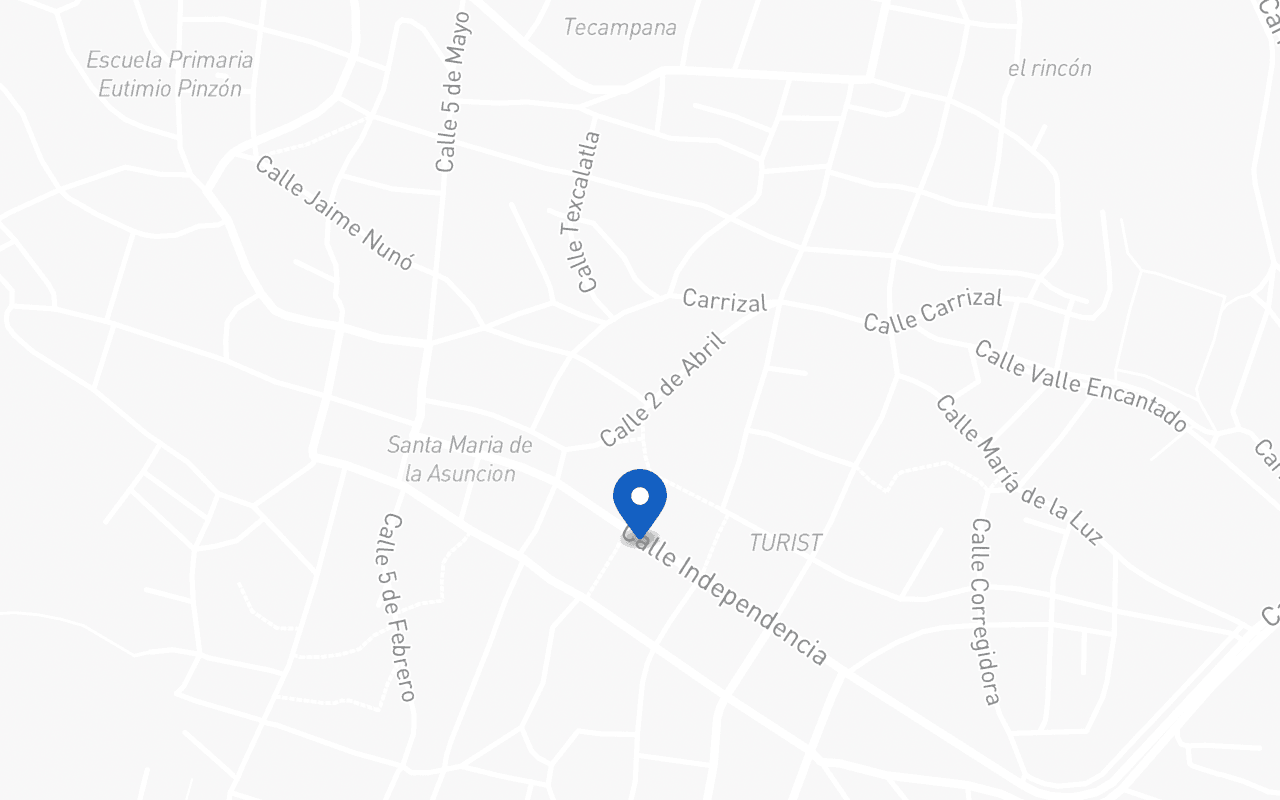 Mapa con la ubicación de la sucursal Teloloapan, en Teloloapan