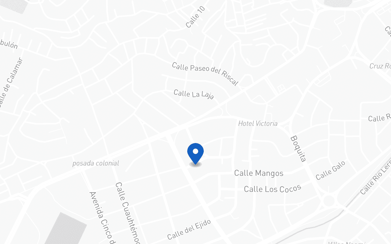 Mapa con la ubicación de la sucursal Zihuatanejo, en Zihuatanejo